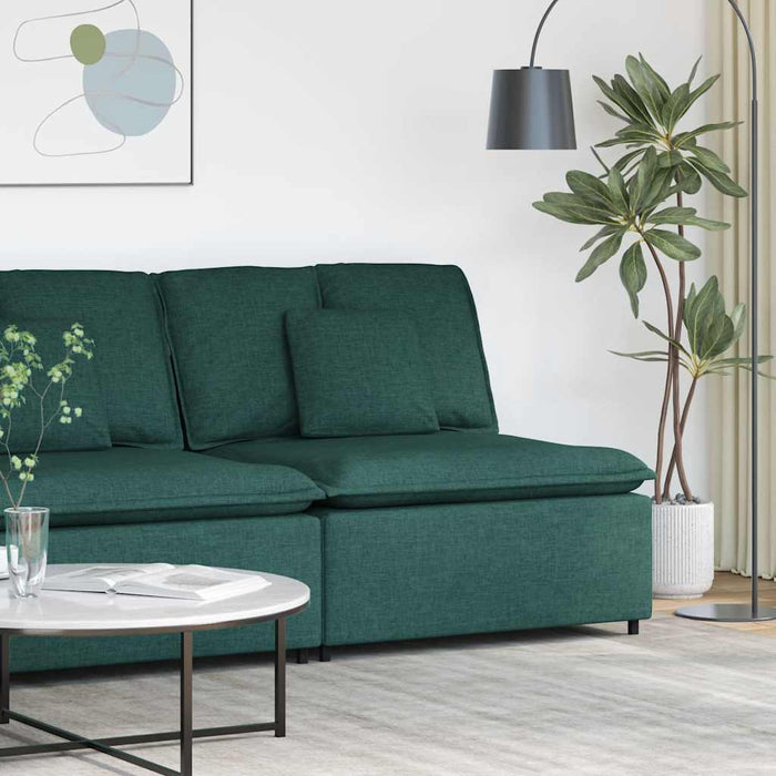 Modul central canapea modulară cu perne, verde închis, 100 cm - WALTI WALTI