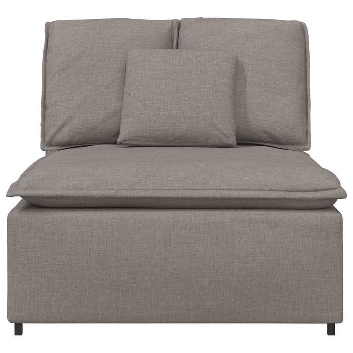 Modul central canapea modulară cu perne, gri taupe, 100 cm - WALTI WALTI