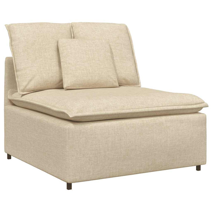 Modul central canapea modulară cu perne, crem, 100 cm WALTI