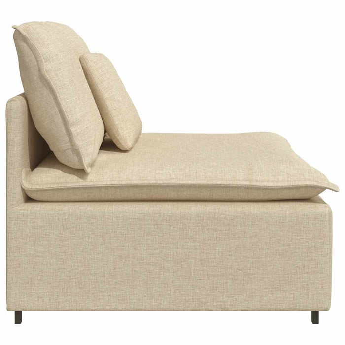 Modul central canapea modulară cu perne, crem, 100 cm WALTI