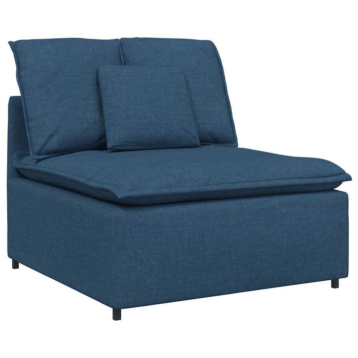 Modul central canapea modulară cu perne, albastru, 100 cm - WALTI WALTI