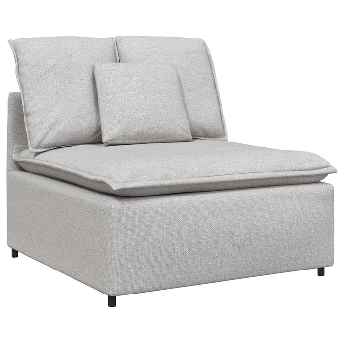 Modul central canapea modulară cu perne, gri nor, 100 cm - WALTI WALTI