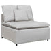 Modul central canapea modulară cu perne, gri nor, 100 cm - WALTI WALTI