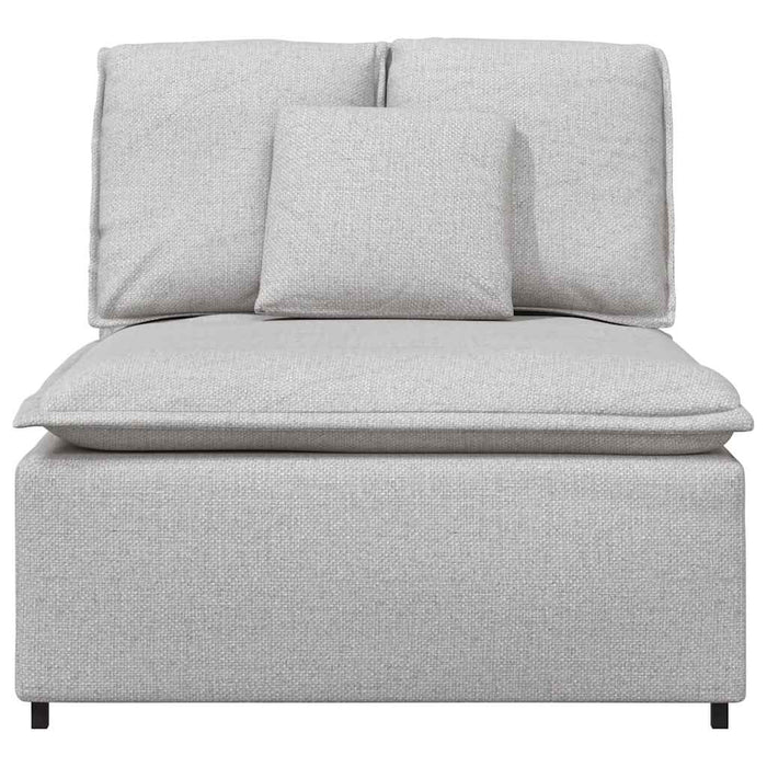 Modul central canapea modulară cu perne, gri nor, 100 cm - WALTI WALTI
