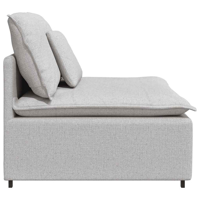 Modul central canapea modulară cu perne, gri nor, 100 cm - WALTI WALTI