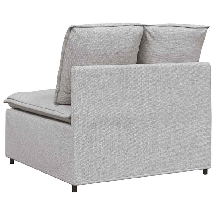 Modul central canapea modulară cu perne, gri nor, 100 cm - WALTI WALTI