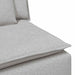 Modul central canapea modulară cu perne, gri nor, 100 cm - WALTI WALTI