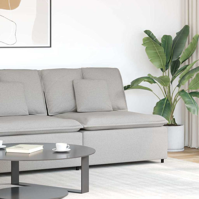 Modul central canapea modulară cu perne, gri nor, 100 cm - WALTI WALTI