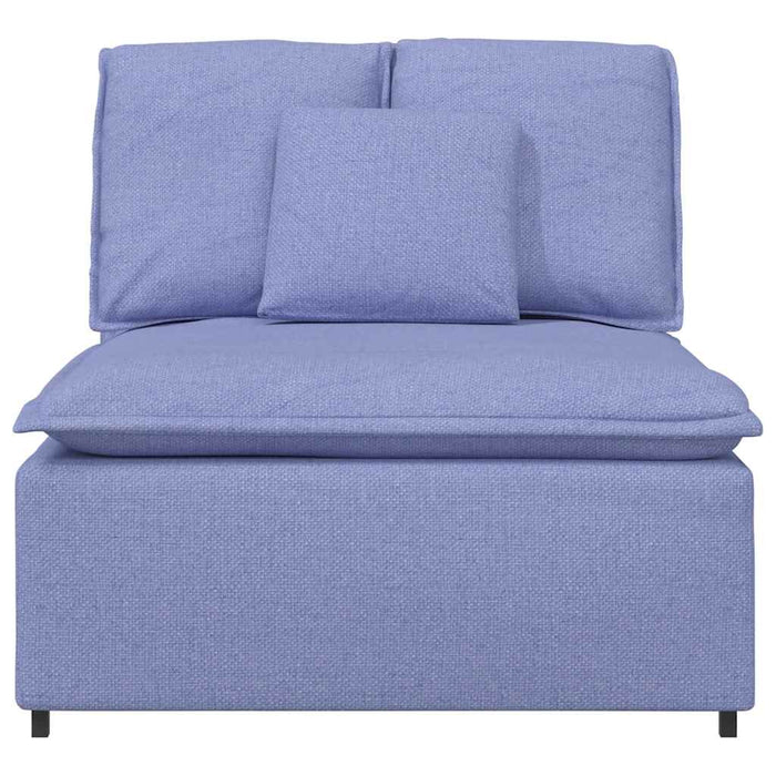 Modul central canapea modulară cu perne, albastru jeans, 100 cm - WALTI WALTI