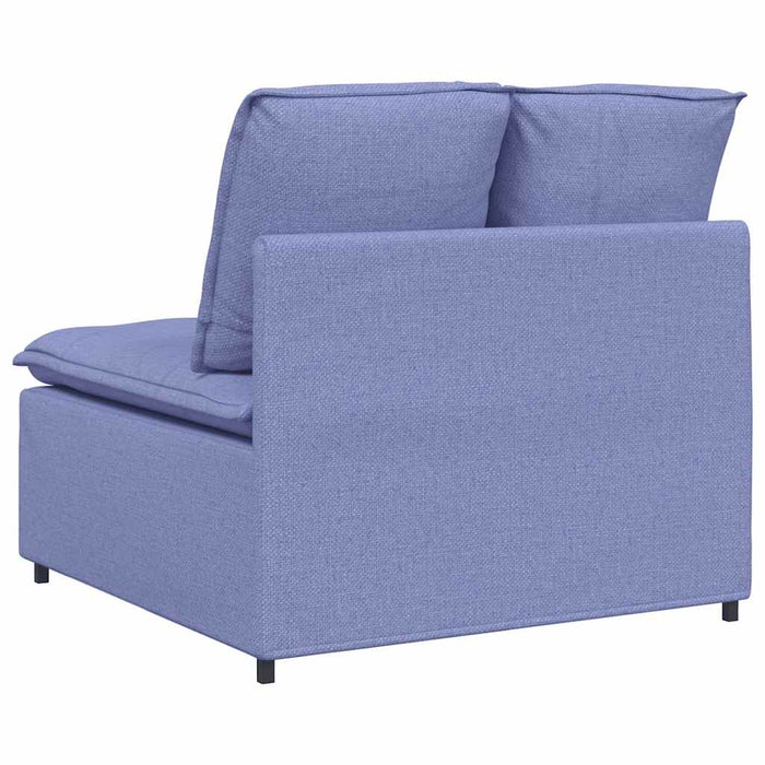 Modul central canapea modulară cu perne, albastru jeans, 100 cm - WALTI WALTI