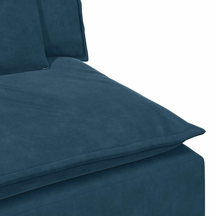 Modul central canapea modulară cu perne, albastru, 100 cm - WALTI WALTI