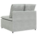 Modul central canapea modulară cu perne, gri deschis, 100 cm - WALTI WALTI