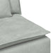 Modul central canapea modulară cu perne, gri deschis, 100 cm - WALTI WALTI