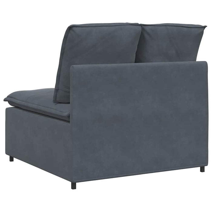 Modul central canapea modulară cu perne gri închis 100 cm - WALTI WALTI