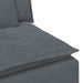Modul central canapea modulară cu perne gri închis 100 cm - WALTI WALTI