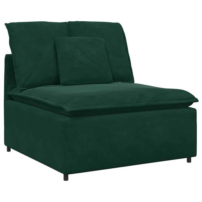 Modul central canapea modulară cu perne, verde închis, 100 cm - WALTI WALTI
