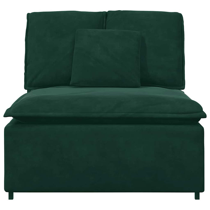 Modul central canapea modulară cu perne, verde închis, 100 cm - WALTI WALTI