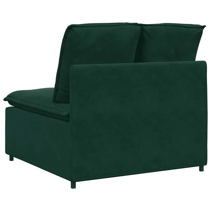 Modul central canapea modulară cu perne, verde închis, 100 cm - WALTI WALTI