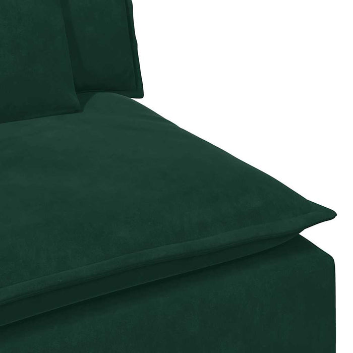 Modul central canapea modulară cu perne, verde închis, 100 cm - WALTI WALTI
