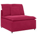Modul central canapea modulară cu perne, roșu vin, 100 cm - WALTI WALTI