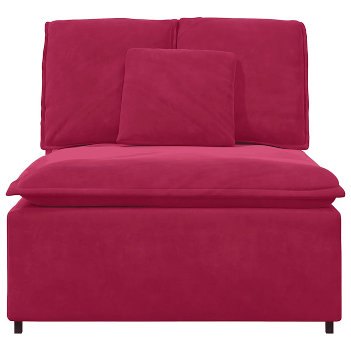 Modul central canapea modulară cu perne, roșu vin, 100 cm - WALTI WALTI