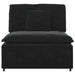 Modul central de canapea modulară cu perne, negru, 100 cm - WALTI WALTI
