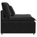 Modul central de canapea modulară cu perne, negru, 100 cm - WALTI WALTI