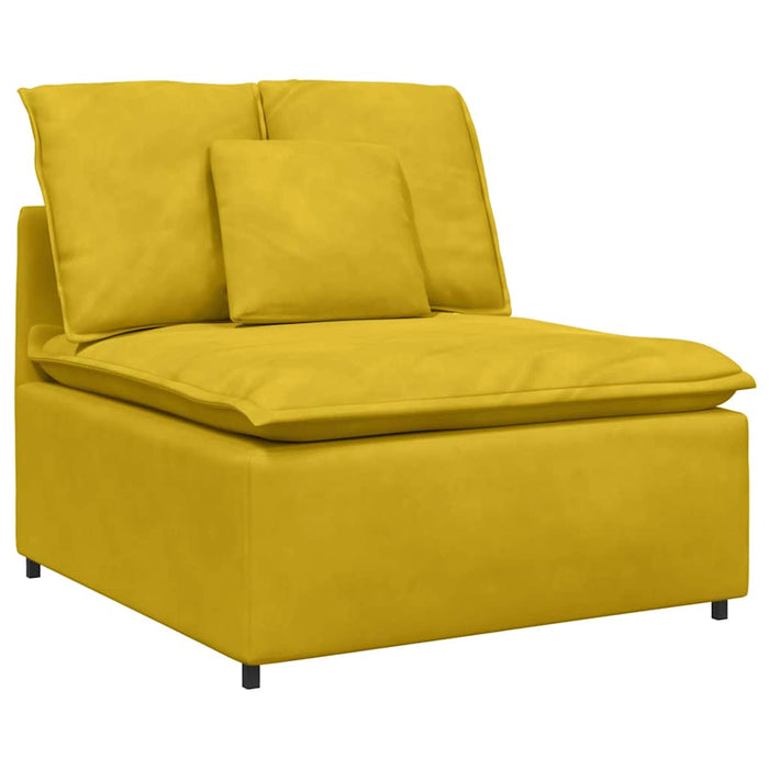 Modul central canapea modulară cu perne, galben, 100 cm - WALTI WALTI