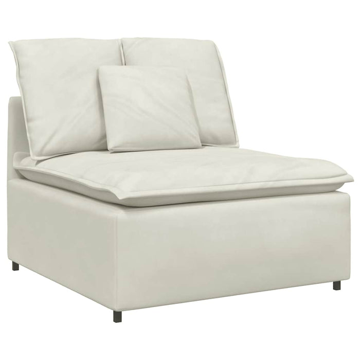 Modul central canapea modulară cu perne, crem, 100 cm - WALTI WALTI
