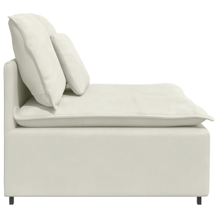 Modul central canapea modulară cu perne, crem, 100 cm - WALTI WALTI