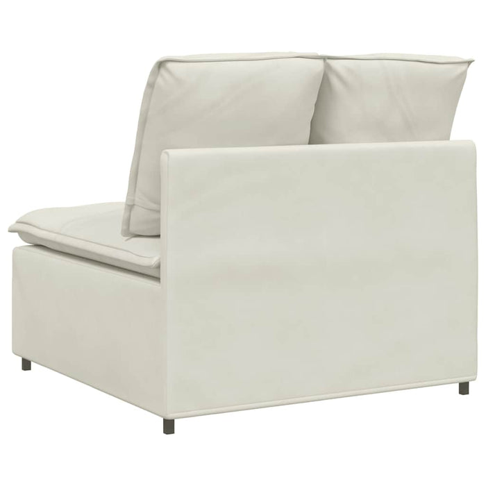 Modul central canapea modulară cu perne, crem, 100 cm - WALTI WALTI