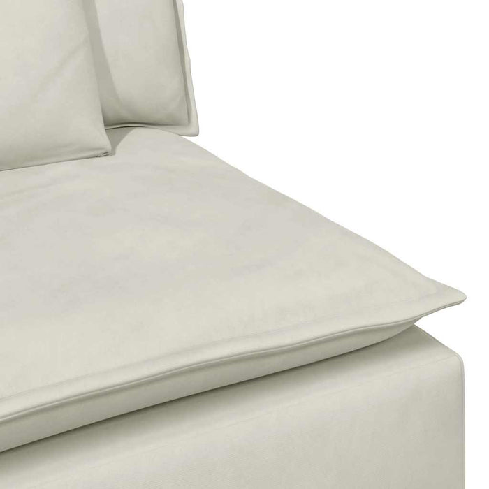 Modul central canapea modulară cu perne, crem, 100 cm - WALTI WALTI