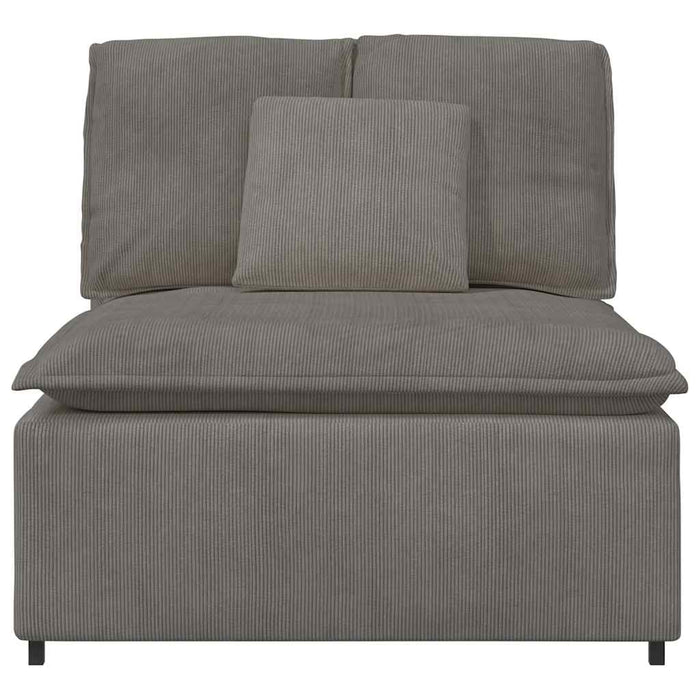 Modul central canapea modulară cu perne, gri deschis, 100 cm - WALTI WALTI