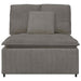 Modul central canapea modulară cu perne, gri deschis, 100 cm - WALTI WALTI