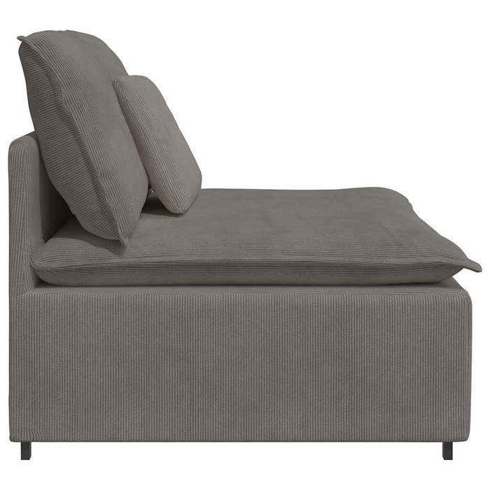 Modul central canapea modulară cu perne, gri deschis, 100 cm - WALTI WALTI