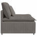 Modul central canapea modulară cu perne, gri deschis, 100 cm - WALTI WALTI