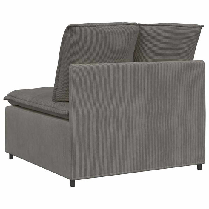Modul central canapea modulară cu perne, gri deschis, 100 cm - WALTI WALTI