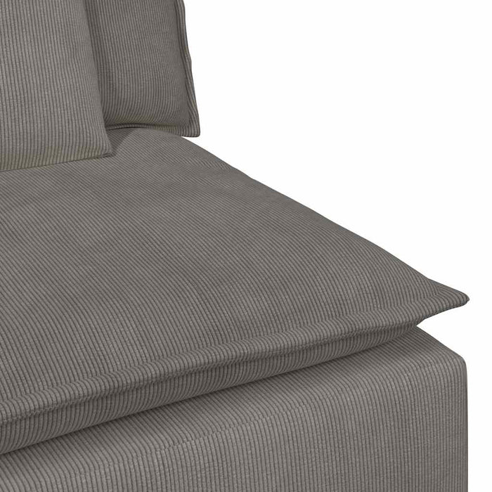Modul central canapea modulară cu perne, gri deschis, 100 cm - WALTI WALTI
