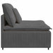 Modul central canapea modulară cu perne gri închis 100 cm - WALTI WALTI