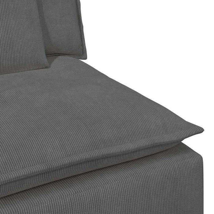 Modul central canapea modulară cu perne gri închis 100 cm - WALTI WALTI