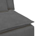 Modul central canapea modulară cu perne gri închis 100 cm - WALTI WALTI