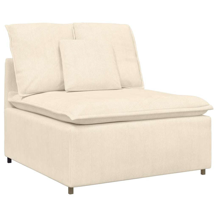 Modul central canapea modulară cu perne, crem, 100 cm - WALTI WALTI
