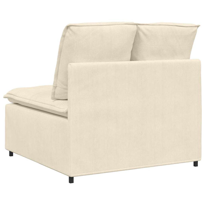Modul central canapea modulară cu perne, crem, 100 cm - WALTI WALTI