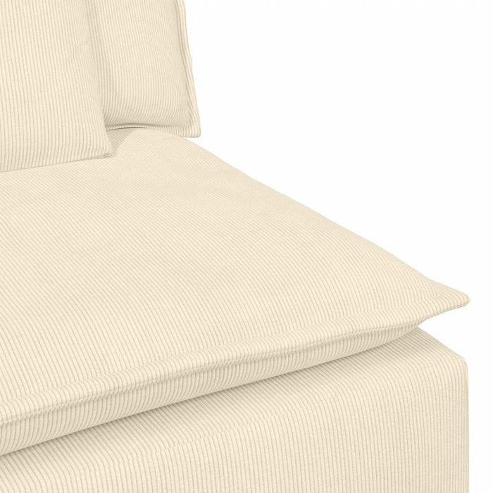 Modul central canapea modulară cu perne, crem, 100 cm - WALTI WALTI