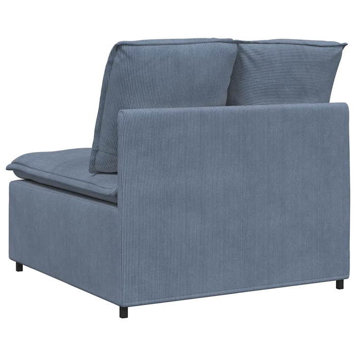 Modul central canapea modulară cu perne, albastru, 100 cm - WALTI WALTI