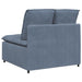 Modul central canapea modulară cu perne, albastru, 100 cm - WALTI WALTI