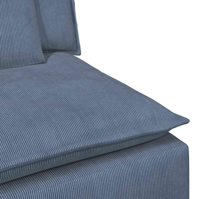 Modul central canapea modulară cu perne, albastru, 100 cm - WALTI WALTI
