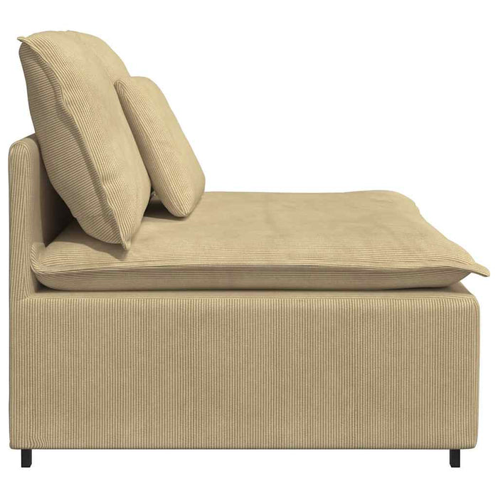 Modul central canapea modular cu perne gri-verzui 100 cm - WALTI WALTI