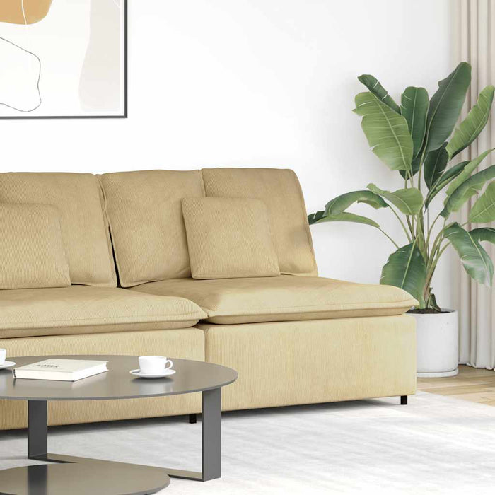 Modul central canapea modular cu perne gri-verzui 100 cm - WALTI WALTI