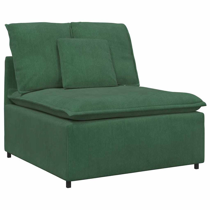 Modul central canapea modulară cu perne, verde închis, 100 cm - WALTI WALTI
